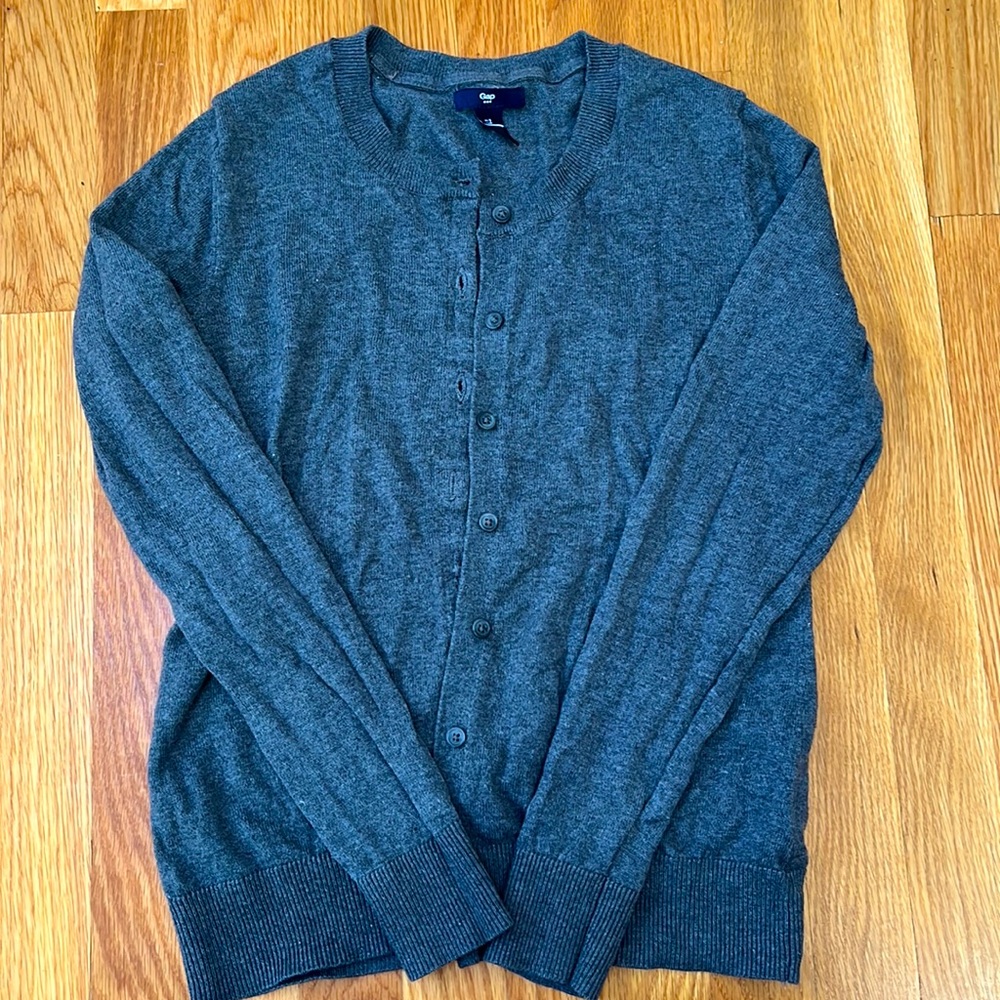 Gap Gray Cardigan